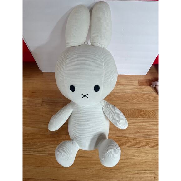 Miffy sitting corduroy offwhite (27.5")(70cm) HUGE Retail $189 - Picture 3 of 6